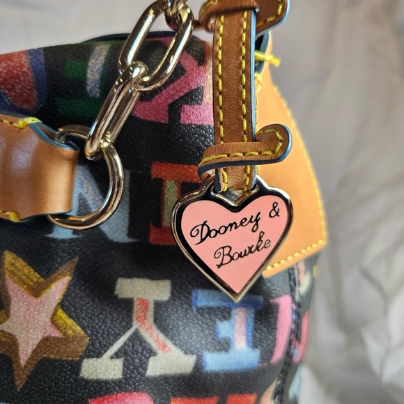 Dooney & Bourke Colorful Lettered Shoulder Bag - Picture 6 of 14